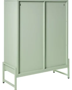 Credenza a 2 ante SOLETTA Metallo Verde menta