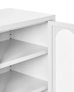 Credenza a 2 ante SOLETTA Metallo Bianco