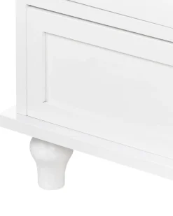 Credenza espositiva in vetro CARLET 71 cm Bianco