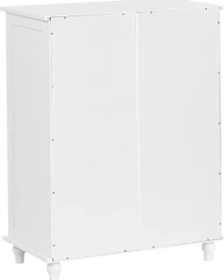 Credenza espositiva in vetro CARLET 71 cm Bianco