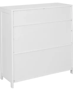 Credenza espositiva in vetro CRABTREE 86 cm Bianco