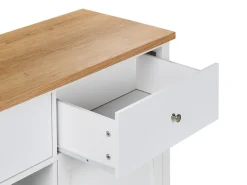 Credenza portavini LUCASTON Bianco