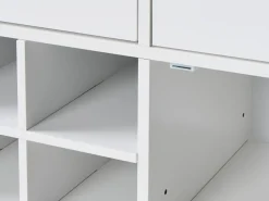 Credenza portavini LUCASTON Bianco