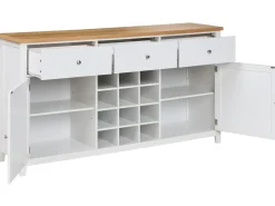 Credenza portavini LUCASTON Bianco