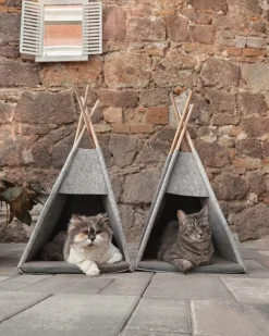 Cuccia per animali ULUBEY Feltro Grigio chiaro