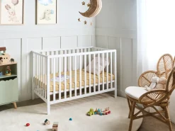 Culla per bambini Legno di pino KIAMA 70 x 130 cm Bianco