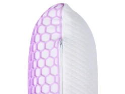 Cuscino da letto ATHOS Basso Schiuma memory 55 x 35 cm Viola