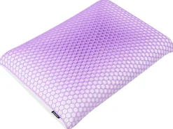 Cuscino da letto ATHOS Basso Schiuma memory 55 x 35 cm Viola