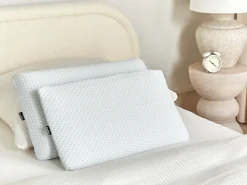 Cuscino da letto MUIR Basso Schiuma memory 55 x 35 cm Bianco