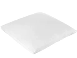 Cuscino da letto VIHREN Basso Piuma e piumino d'anatra 80 x 80 cm Bianco
