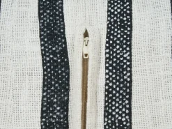 Cuscino da pavimento ASHTI Cotone Nero/Bianco