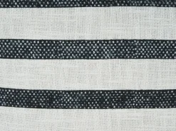 Cuscino da pavimento ASHTI Cotone Nero/Bianco