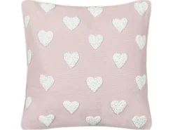 Cuscino decorativo GAZANIA Cotone 45 x 45 cm Rosa pastello