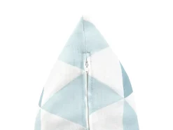 Cuscino da esterno TRIFOS Trama geometrica 40 x 70 cm Blu