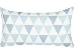 Cuscino da esterno TRIFOS Trama geometrica 40 x 70 cm Blu