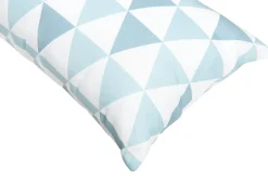 Cuscino da esterno TRIFOS Trama geometrica 40 x 70 cm Blu