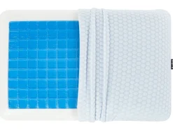 Cuscino da letto EMIN Alto Schiuma memory 40 x 60 cm Bianco