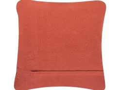 Cuscino decorativo AKKOY Cotone 45 x 45 cm Arancione Trama geometrica