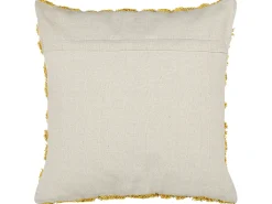 Cuscino decorativo ALCEA Cotone 45 x 45 cm Giallo Trama geometrica