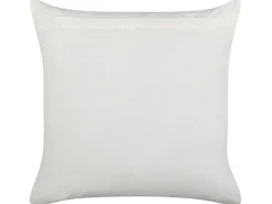 Cuscino decorativo AMARA Cotone 45 x 45 cm Giallo Trama floreale
