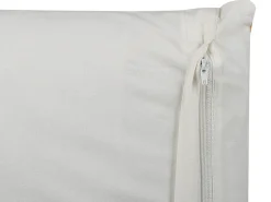 Cuscino decorativo AMARA Cotone 45 x 45 cm Giallo Trama floreale