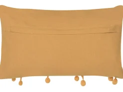 Cuscino decorativo AYROOR 30 x 50 cm Senape Trama geometrica
