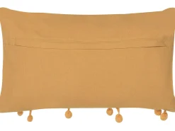 Cuscino decorativo AYROOR 30 x 50 cm Senape Trama geometrica