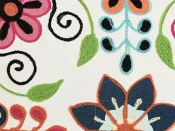 Cuscino decorativo BAHRAICH Cotone 50 x 50 cm Multicolore Trama floreale