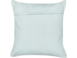 Cuscino decorativo CERAMIUM Velluto 45 x 45 cm Azzurro Trama floreale