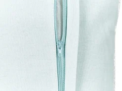 Cuscino decorativo CERAMIUM Velluto 45 x 45 cm Azzurro Trama floreale