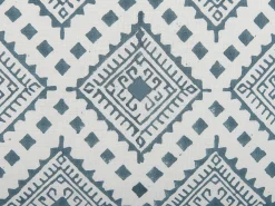 Cuscino decorativo CORDATA Cotone 45 x 45 cm Blu Trama orientale