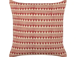 Cuscino decorativo DEGLUPTA Cotone 45 x 45 cm Rosso Trama Chevron