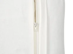 Cuscino decorativo DILLENIA Cotone 45 x 45 cm Bianco