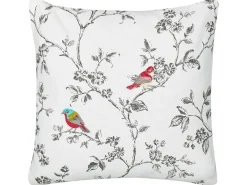 Cuscino decorativo DILLENIA Cotone 45 x 45 cm Bianco