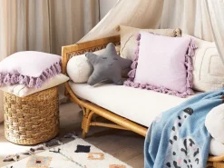 Cuscino decorativo LYNCHIS Cotone 45 x 45 cm Rosa