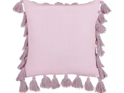 Cuscino decorativo LYNCHIS Cotone 45 x 45 cm Rosa