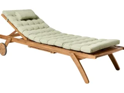 Cuscino per sdraio CESANA PREMIUM 192 x 56 cm Verde chiaro