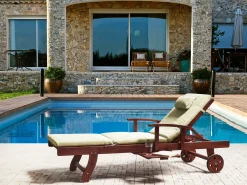 Cuscino per sdraio TOSCANA/JAVA/AMANTEA PREMIUM 189 x 58 cm Verde