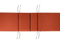 Cuscino per sdraio TOSCANA/JAVA/AMANTEA PREMIUM 189 x 58 cm Rosso