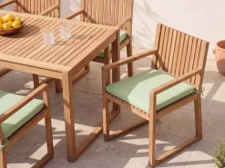 Cuscino per sedia SASSARI PREMIUM 46 x 46 cm Verde chiaro