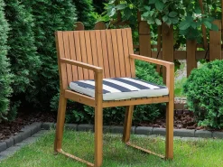Cuscino per sedia SASSARI 46 x 46 cm Blu marino