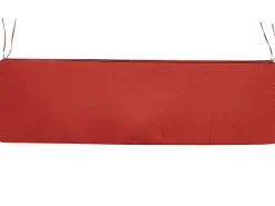 Cuscino per sedile a panca VIVARA 169 x 50 cm Rosso scuro