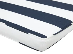 Cuscino per sedile a panca VIVARA 152 x 54 cm Blu marino