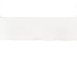 Cuscino per sedile a panca VIVARA 169 x 50 cm Bianco