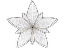 Decorazione da appendere all'aperto LED HOFSOS Stella 50 cm Argento