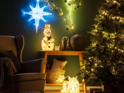 Decorazione da appendere all'aperto LED OSMA Stella 67 cm Bianco