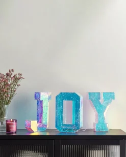 Decorazione a LED Testo CASTOR Multicolore