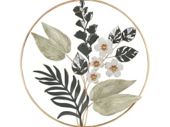 Decorazione da parete Fiore DUBNIUM Metallo 70 cm Verde