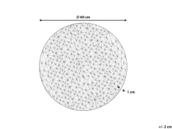Decorazione da parete MOSCAVIDE Metallo 60 cm Argento