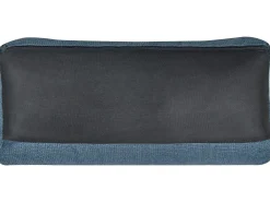 Divano angolare 4 posti GLOSLI Tessuto Blu marino Lato Sinistro